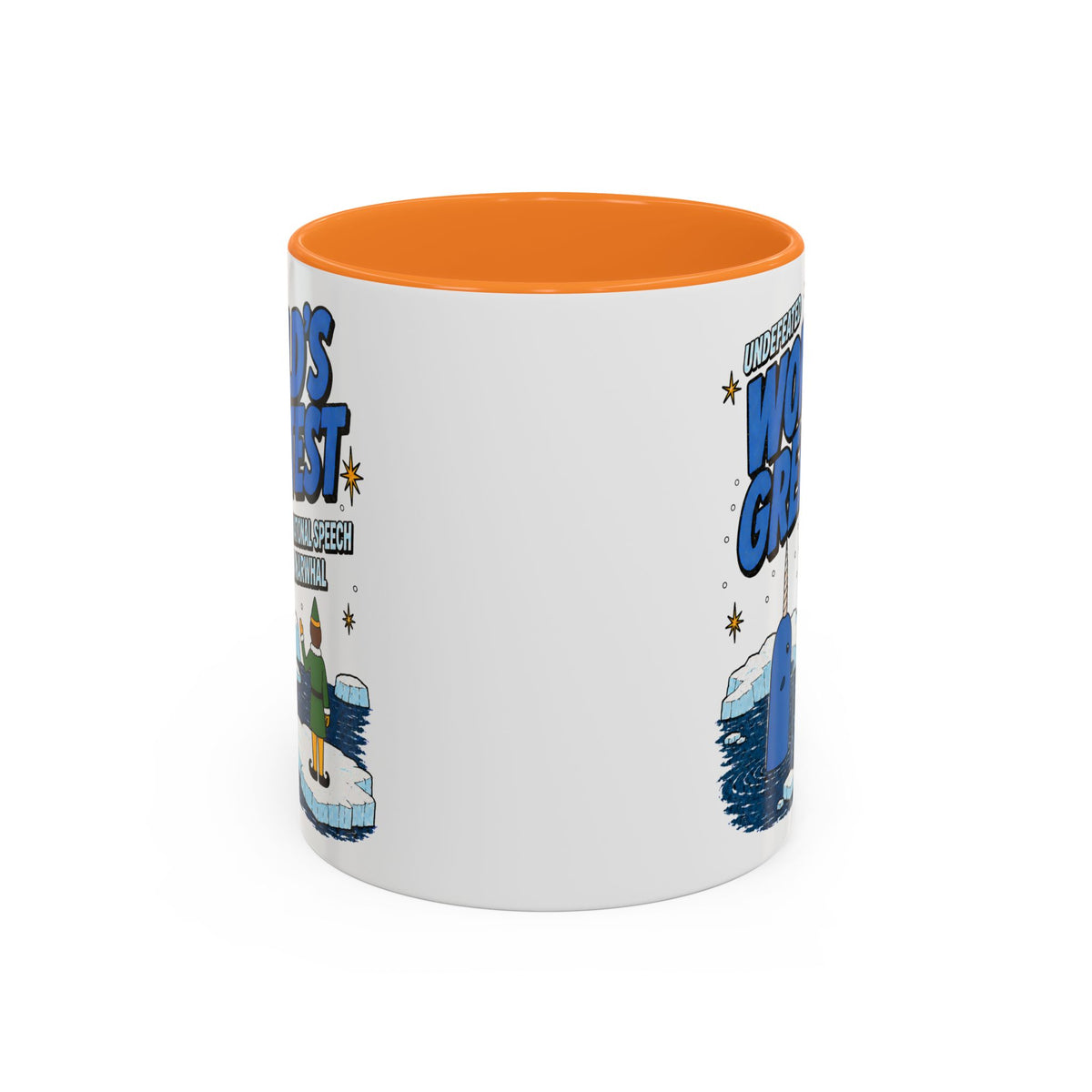 Buddy The Elf Motivational Narwhal Coffee Mug (11oz) by Holiday Fun, alternate product view 15