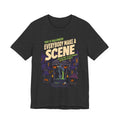 Nightmare Before Christmas Halloween Town T Shirt, shirt color and fit view 6