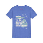 Youth Most Likely To Be Snowed In For Christmas T-Shirt