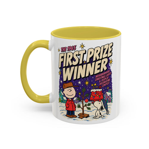 Holiday Fun Charlie Brown Christmas Light Contest Winner coffee mug