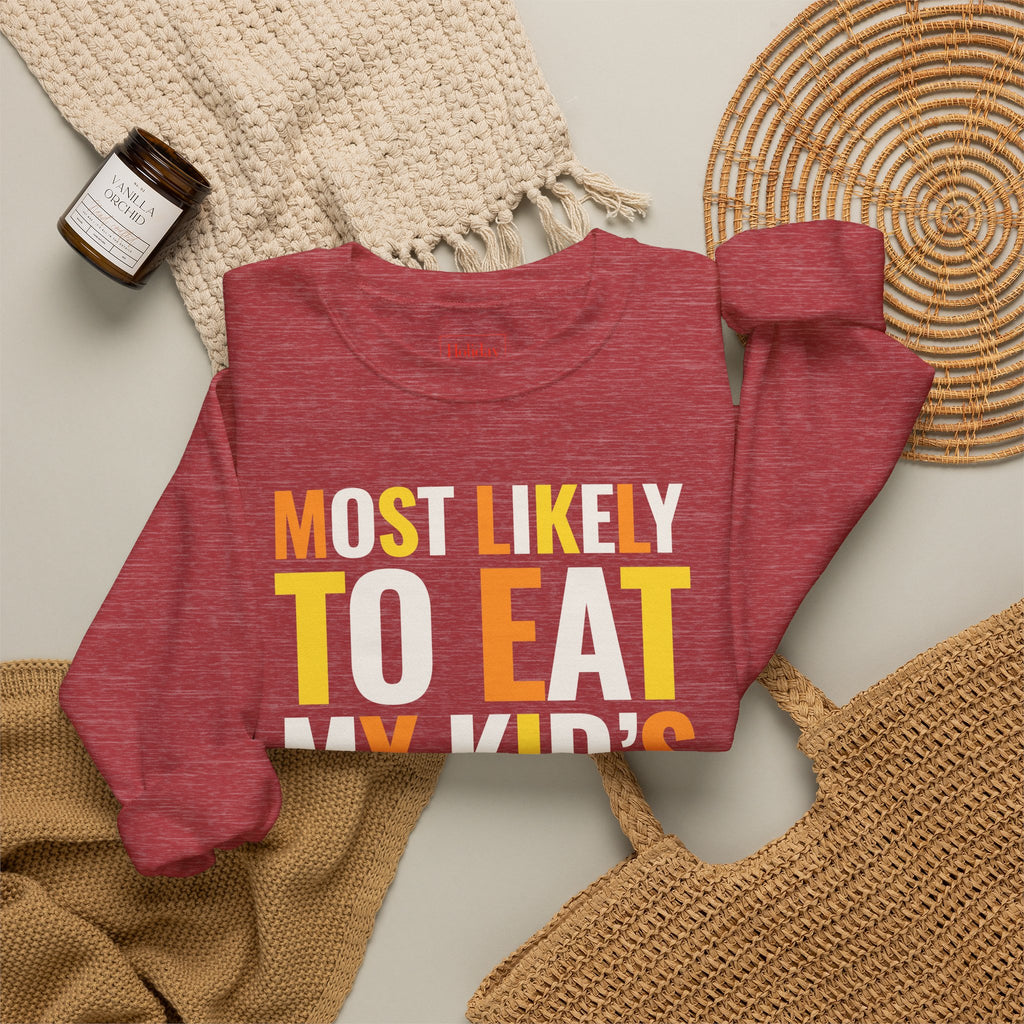 Most Likely to Eat My Kid's Halloween Candy Crewneck Sweatshirt