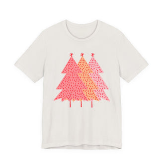 Simple Pink Pine Trees T Shirt