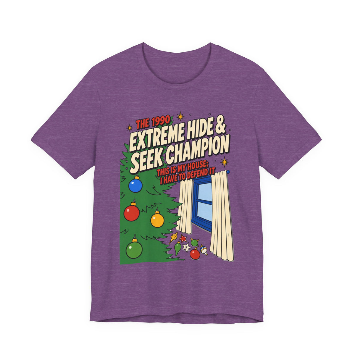 Home Alone Hide & Seek Champion T Shirt, shirt color and fit view 7