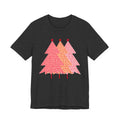 Simple Pink Pine Trees T Shirt, shirt color and fit view 5