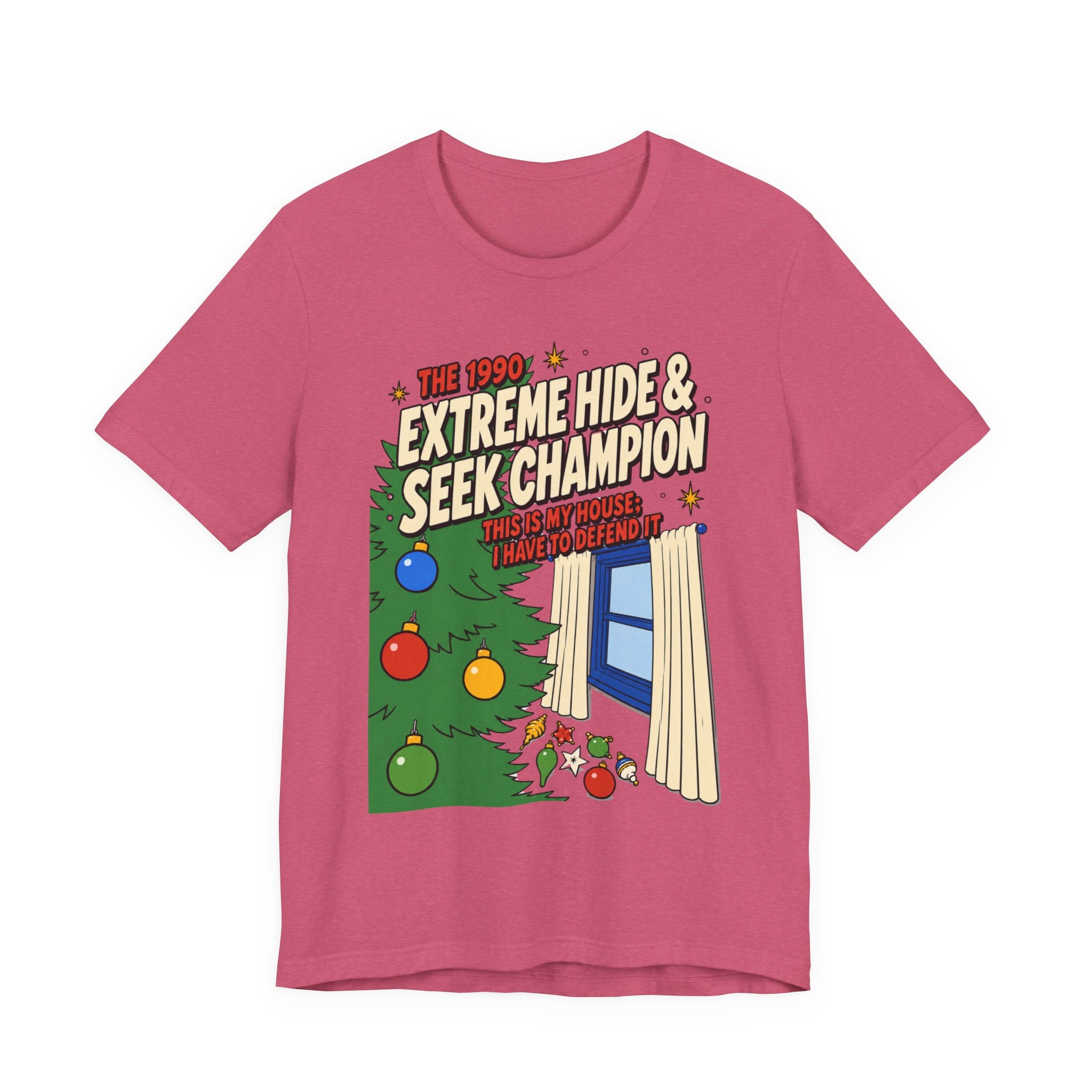 Home Alone Hide & Seek Champion T Shirt, shirt color and fit view 8