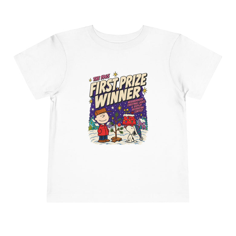 Toddler Charlie Brown Christmas Light Contest Winner T Shirt