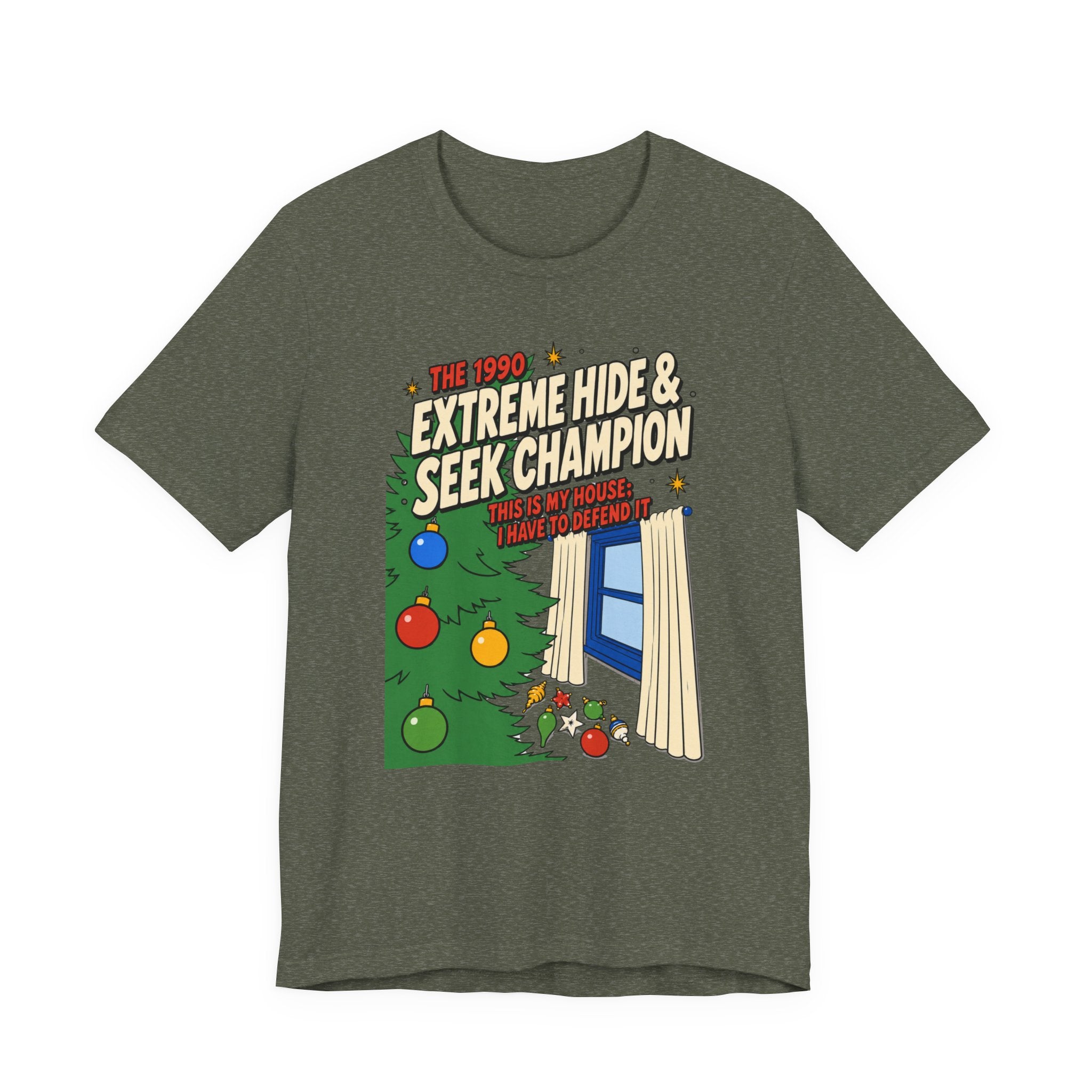Home Alone Hide & Seek Champion T Shirt, shirt color and fit view 10