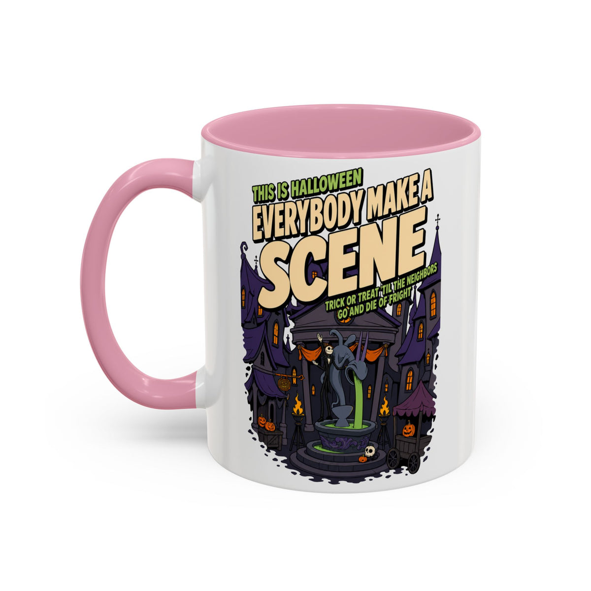 Nightmare Before Christmas This Is Halloween Coffee Mug (11oz) by Holiday Fun, alternate product view 11