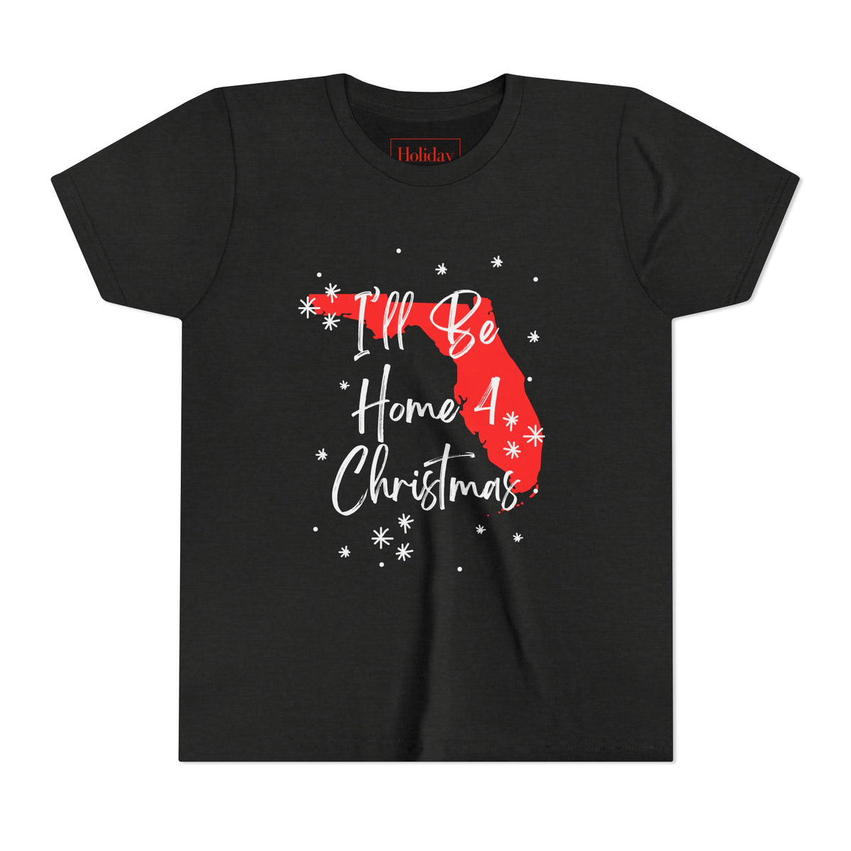 Youth Florida, I'll Be Home For Christmas T Shirt