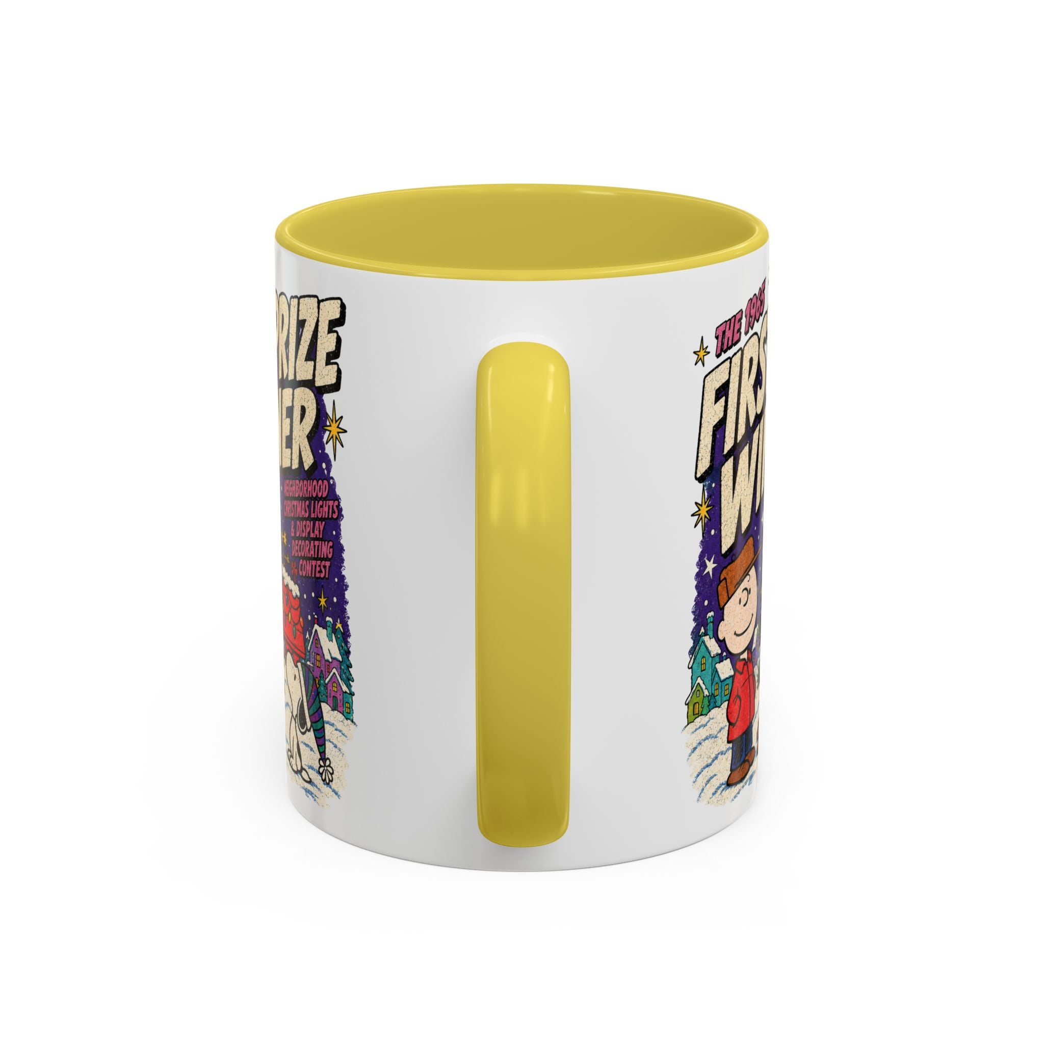 Charlie Brown Christmas Light Contest Winner Coffee Mug, color view 15