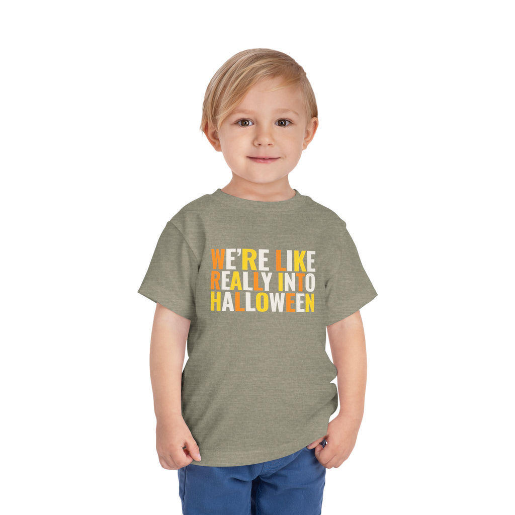 Toddler We're, Like, Really Into Halloween T Shirt – Holiday Fun product photo