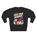 Charlie Brown Christmas Light Contest Winner, sweatshirt color and fit view 3