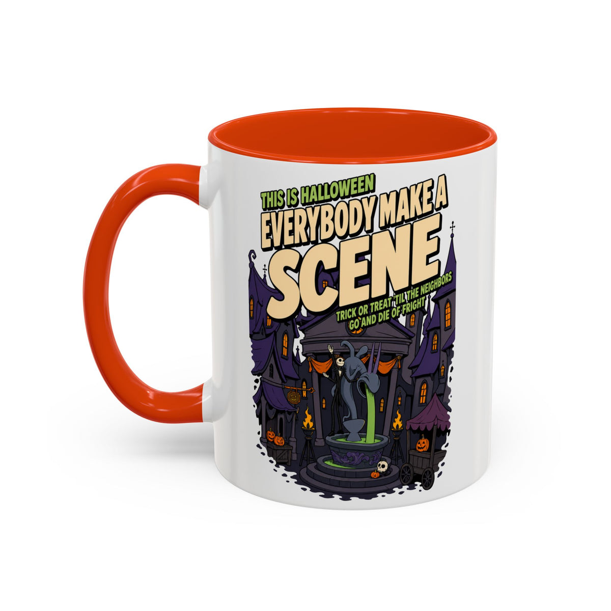Nightmare Before Christmas This Is Halloween Coffee Mug (11oz) by Holiday Fun, alternate product view 10