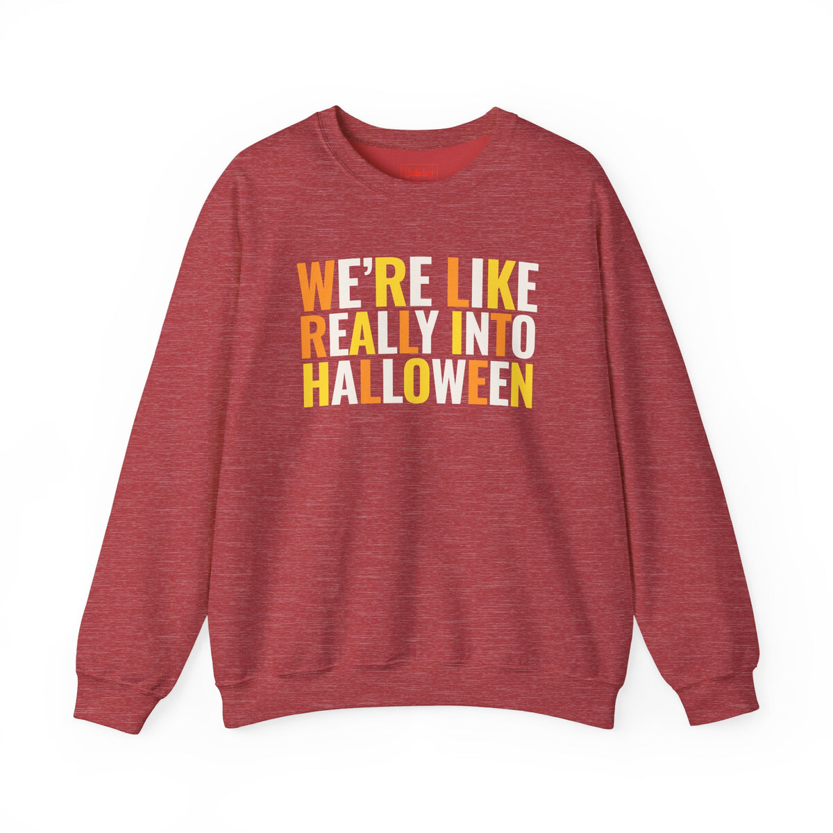 We're, Like, Really Into Halloween Crewneck Sweatshirt