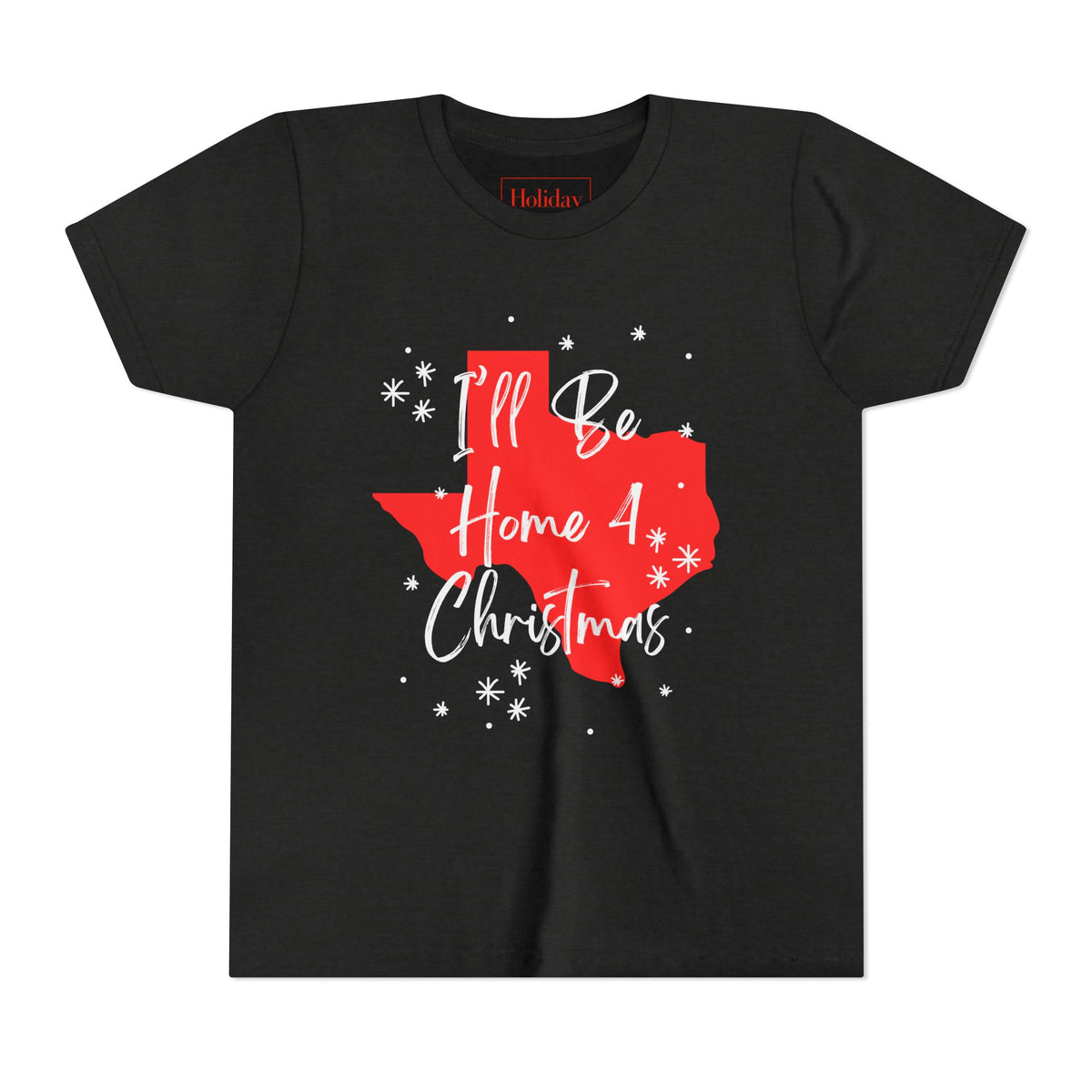 Youth Texas, I'll Be Home For Christmas T Shirt