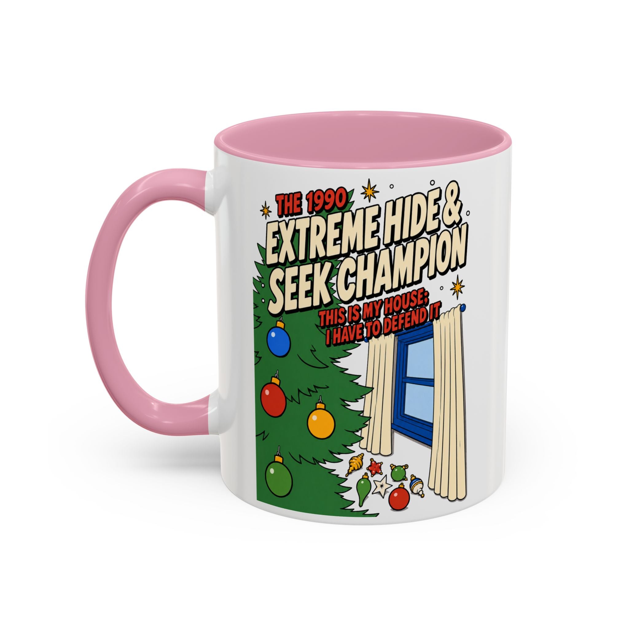 Home Alone Hide & Seek Champion Coffee Mug (11oz) by Holiday Fun, alternate product view 11