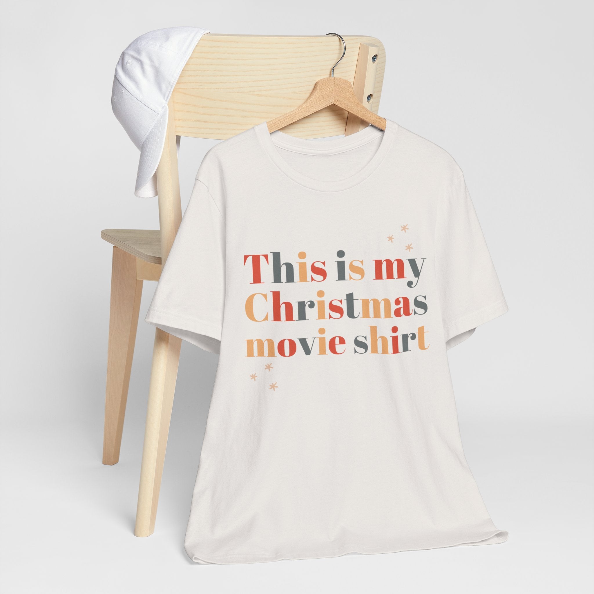 This Is My Christmas Movie T-Shirt, shirt color and fit view 5