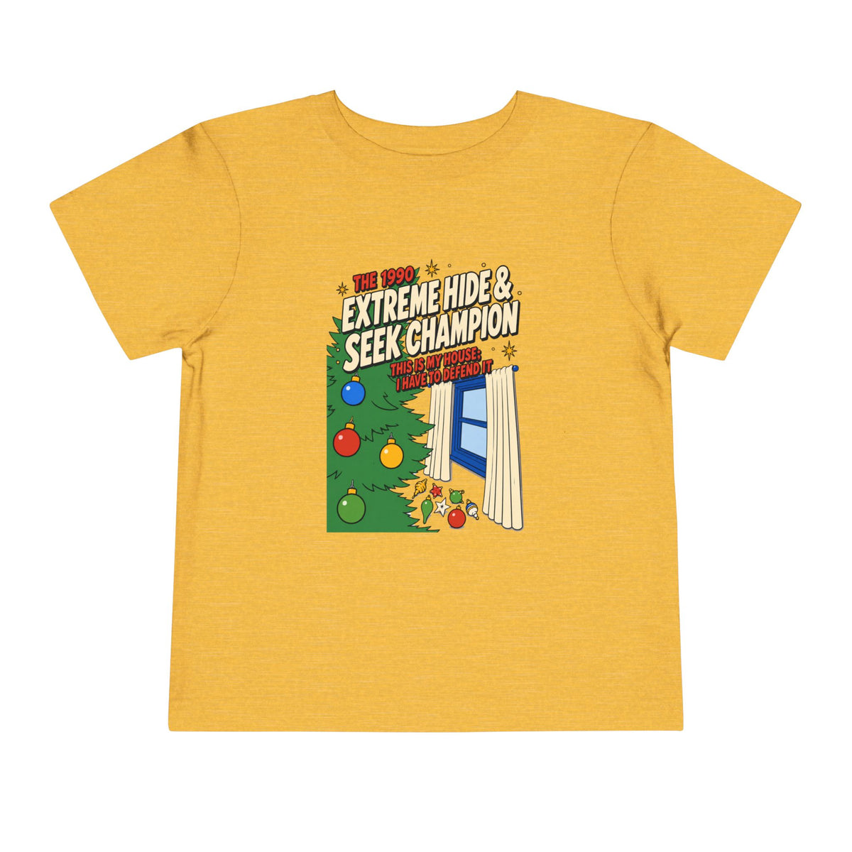 Toddler Home Alone Hide & Seek Champion T Shirt – Holiday Fun product photo