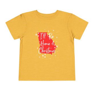 Toddler I'll Be Home For Christmas Georgia T Shirt