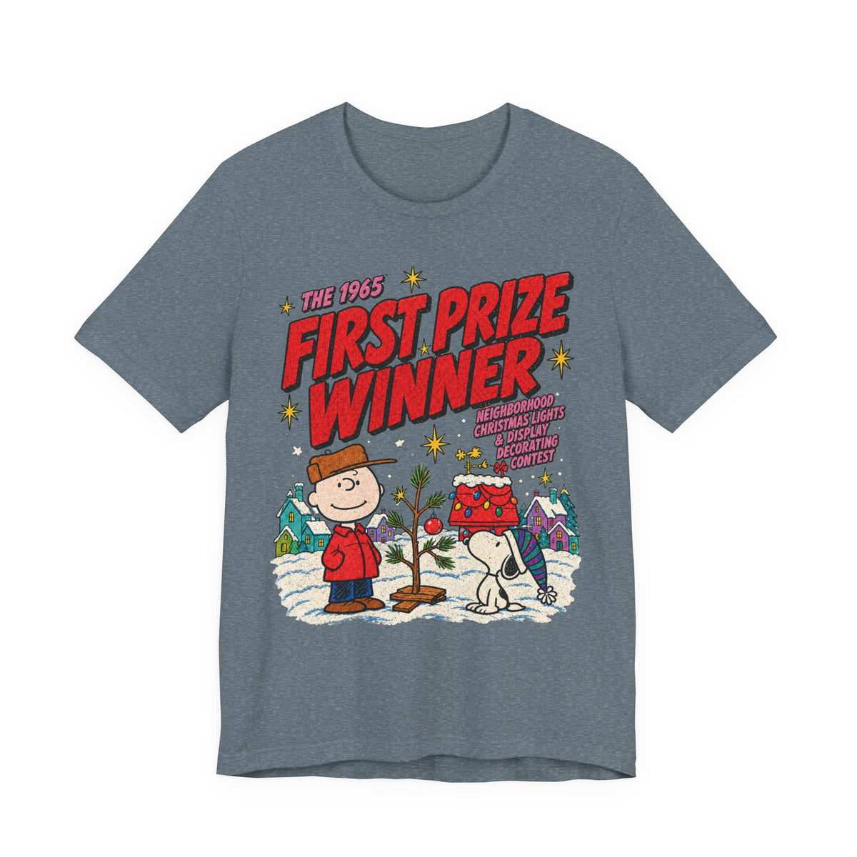 Holiday Fun Charlie Brown Christmas Light Contest Winner T shirt
