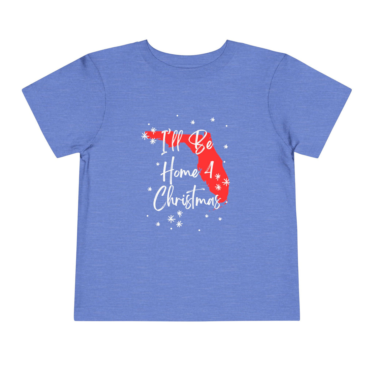 Toddler I'll Be Home For Christmas Florida T Shirt – Holiday Fun product photo