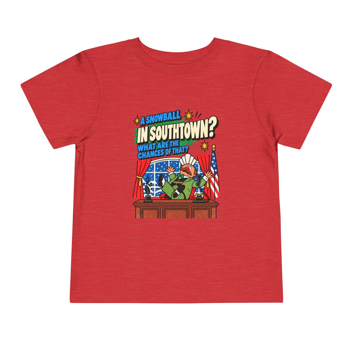 Toddler Snowball In South Town Christmas T Shirt by Holiday Fun