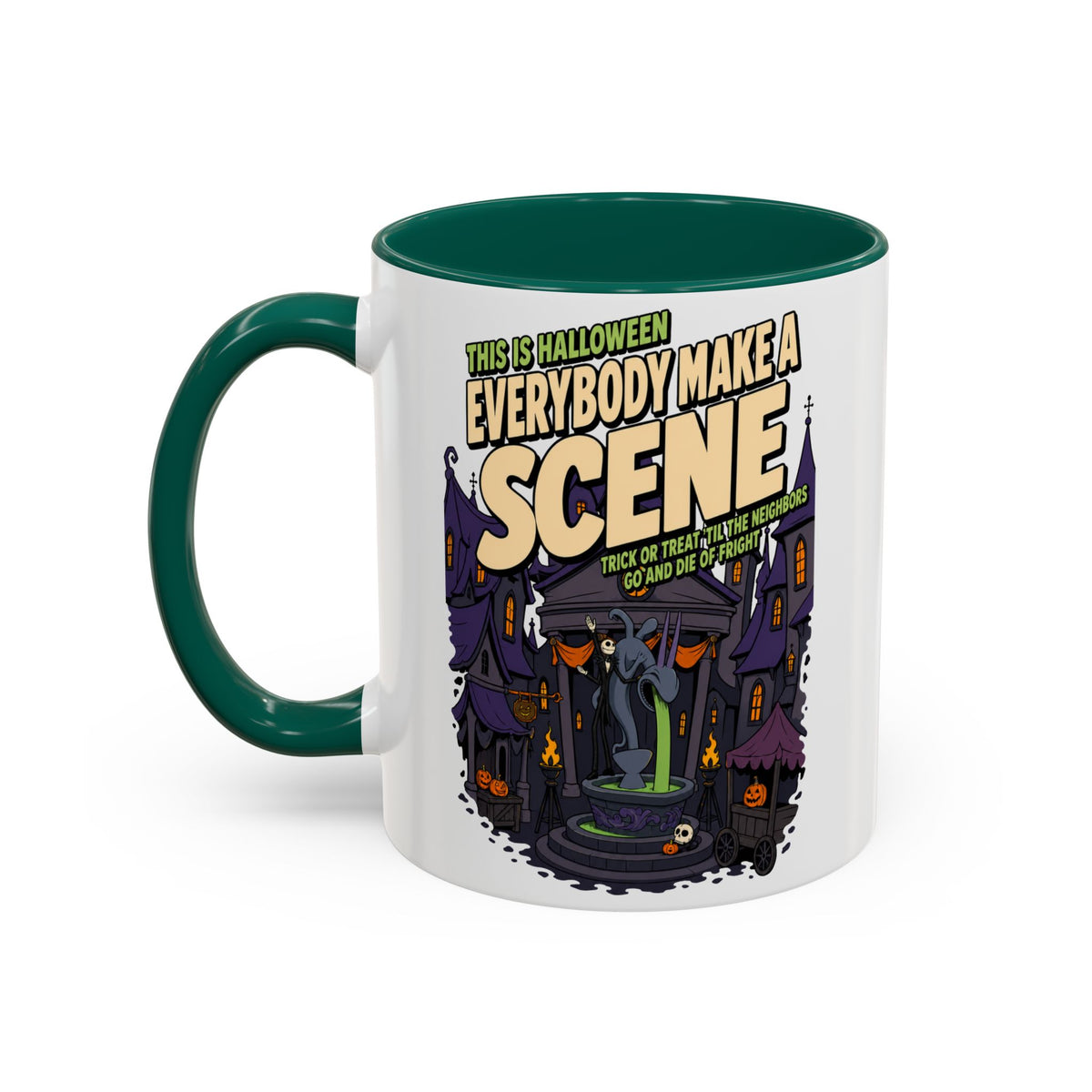 Nightmare Before Christmas This Is Halloween Coffee Mug (11oz) by Holiday Fun, alternate product view 7