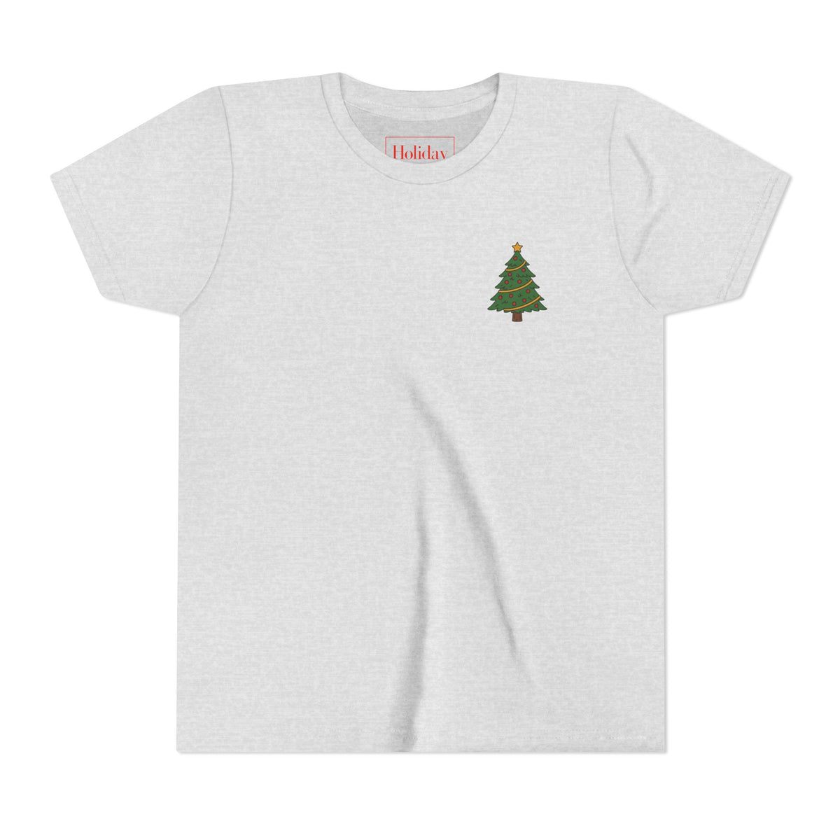 Youth If You Don't Like Santa, I Don't Like You Tee, youth shirt color and fit view 2