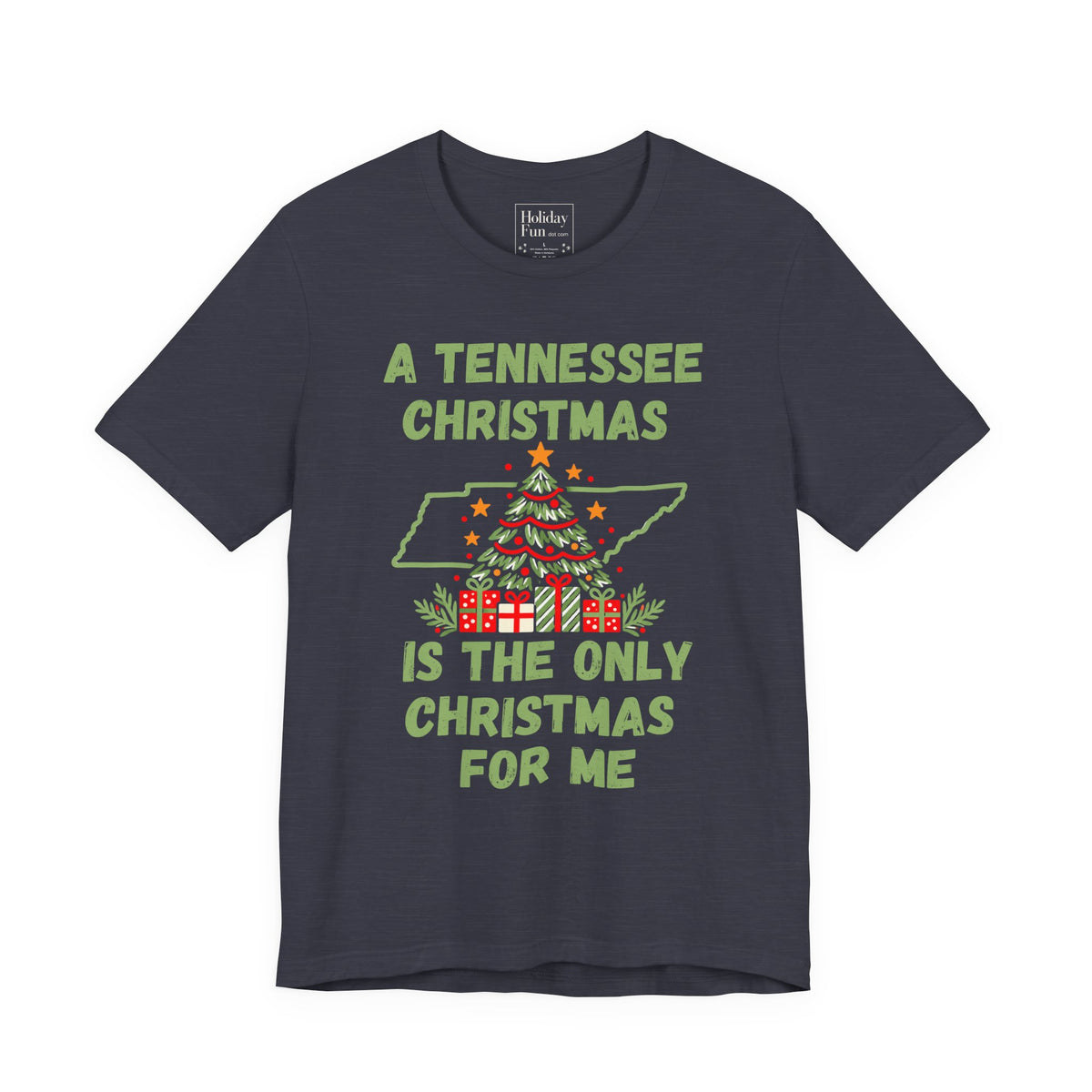 Tennessee Christmas T-Shirt – Holiday Fun product photo