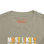 Toddler Most Likely To Decorate For Halloween Before October T Shirt – Holiday Fun product photo