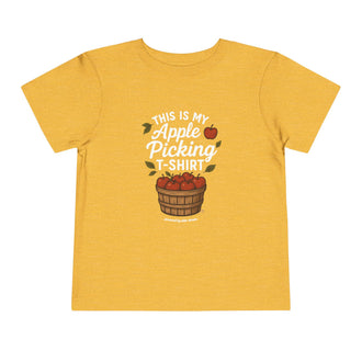 Toddler This Is My Apple Picking T Shirt