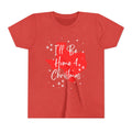 Youth Texas, I'll Be Home For Christmas T Shirt by Holiday Fun, alternate product view 6