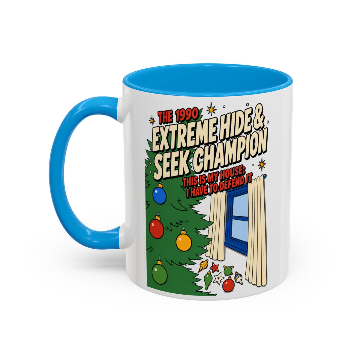 Home Alone Hide & Seek Champion Coffee Mug (11oz) by Holiday Fun, alternate product view 7