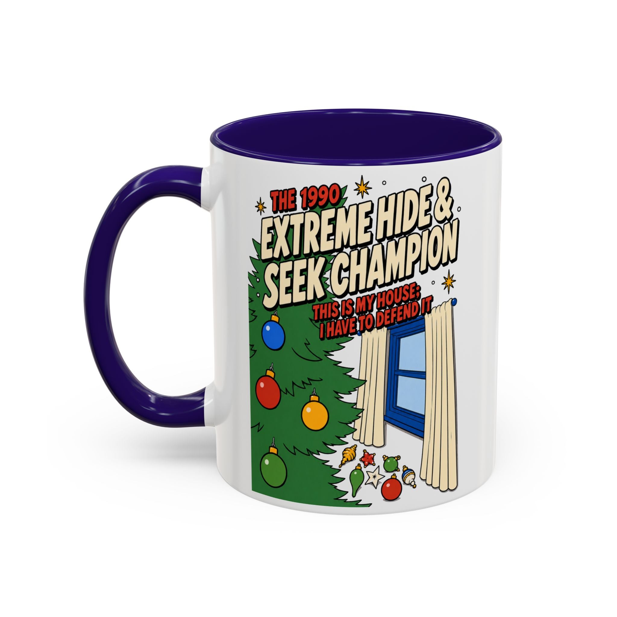 Home Alone Hide & Seek Champion Coffee Mug (11oz) by Holiday Fun, alternate product view 4