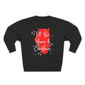 Illinois, I'll Be Home For Christmas Sweatshirt, sweatshirt color and fit view 3