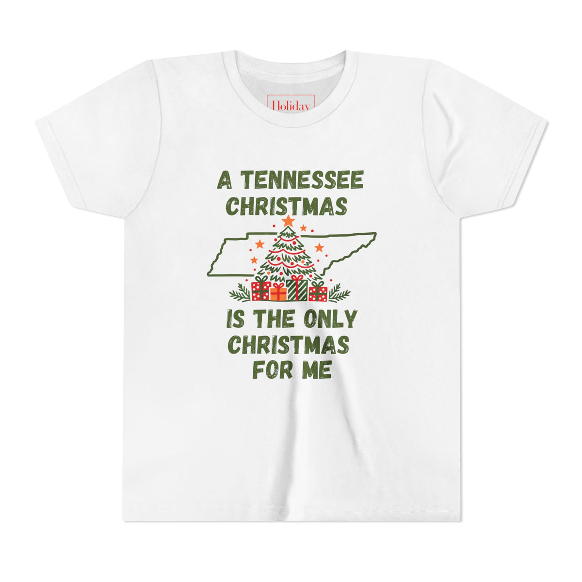 Youth Tennessee Christmas T-Shirt