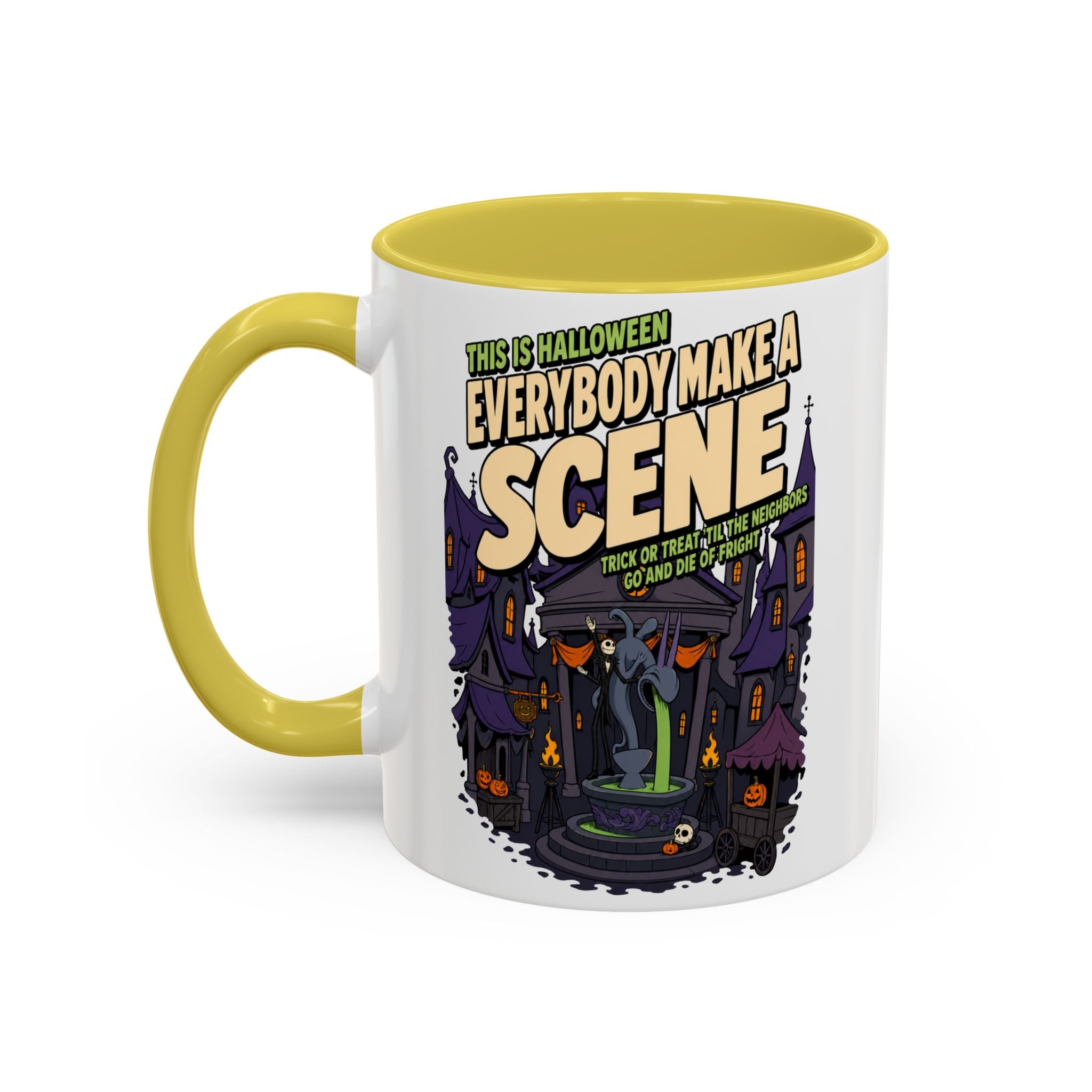 Nightmare Before Christmas This Is Halloween Coffee Mug (11oz) by Holiday Fun, alternate product view 12