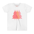 Youth Simple Pink Pine Trees T-Shirt