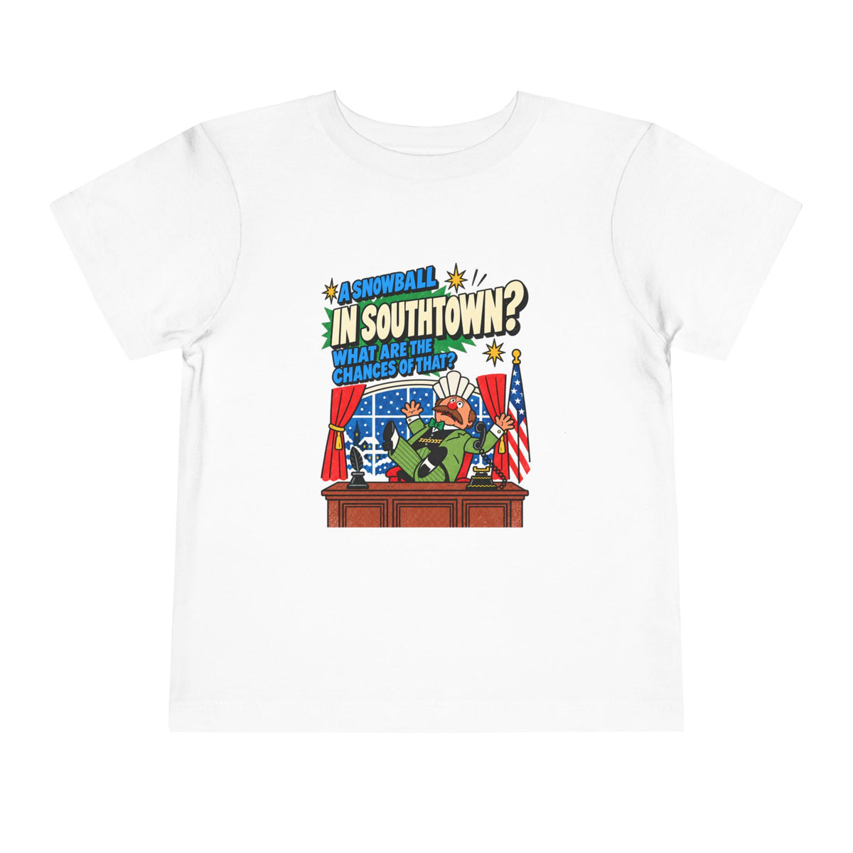 Toddler Snowball In South Town Christmas T Shirt by Holiday Fun