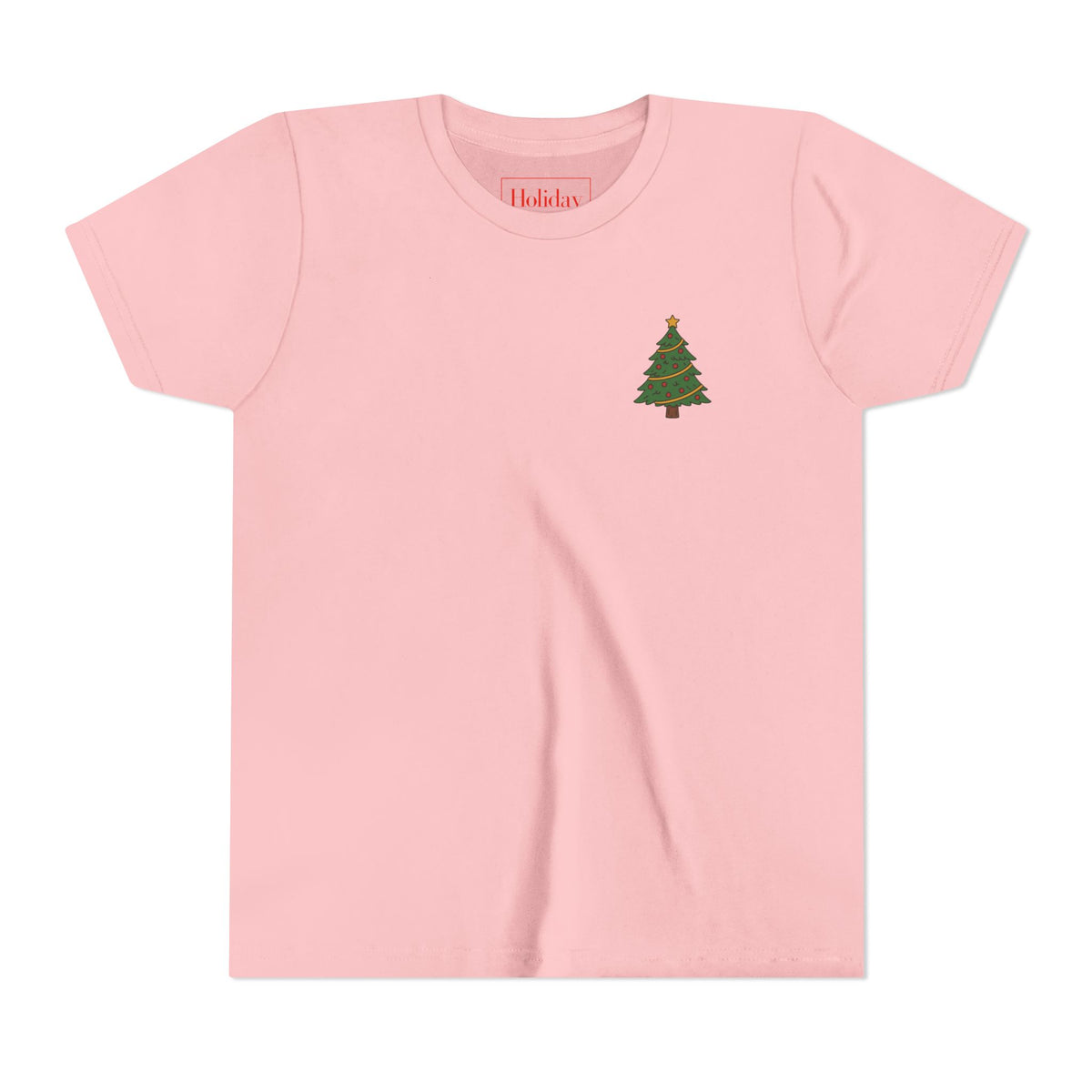Youth If You Don't Like Santa, I Don't Like You Tee, youth shirt color and fit view 3