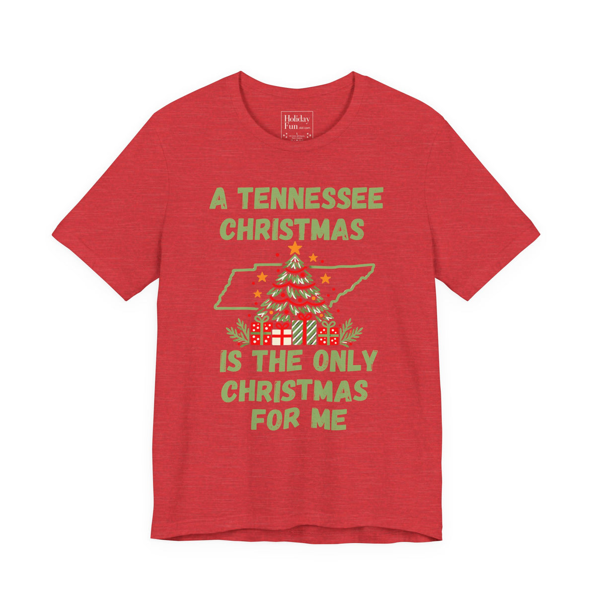 Tennessee Christmas T-Shirt – Holiday Fun product photo