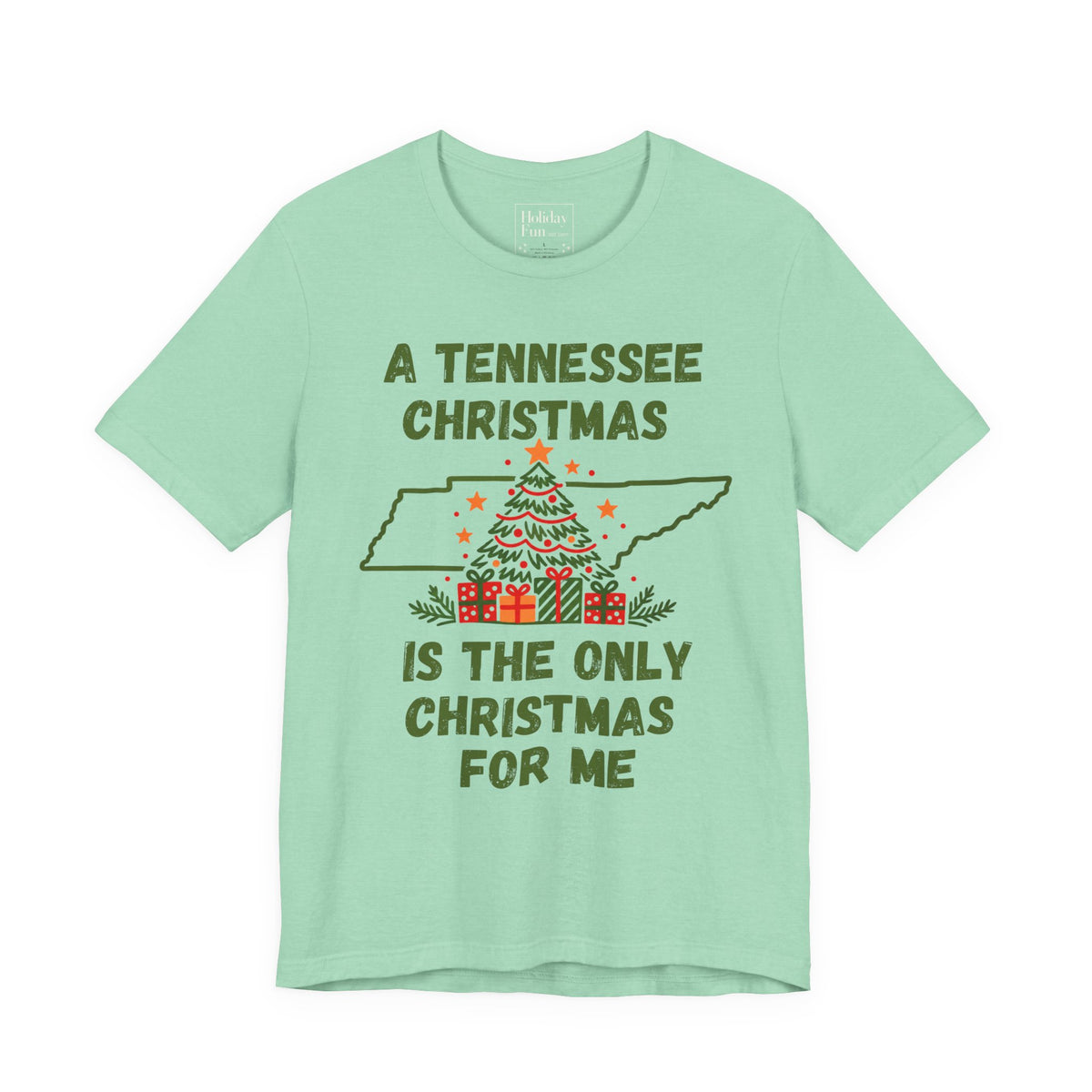 Tennessee Christmas T-Shirt – Holiday Fun product photo