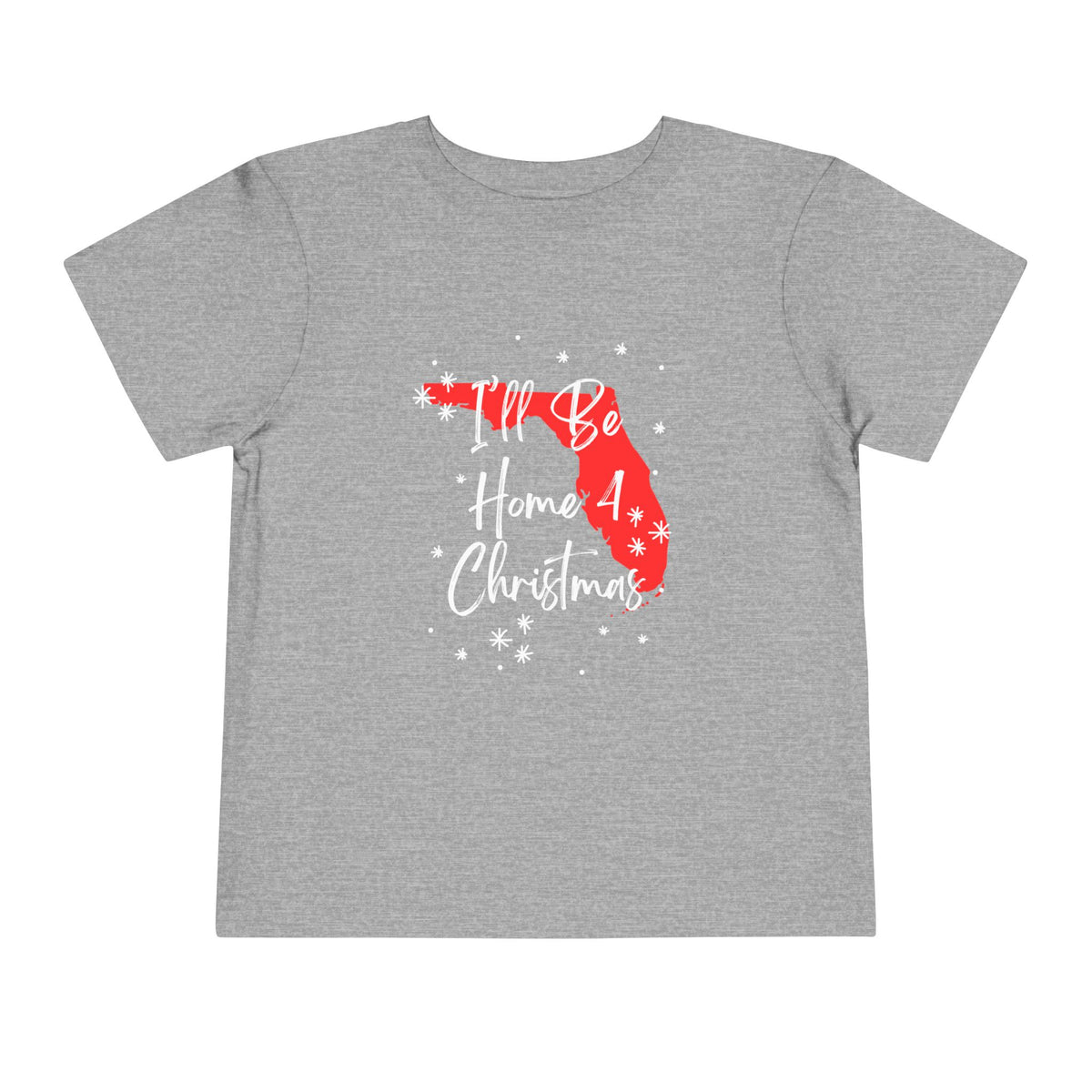 Toddler I'll Be Home For Christmas Florida T Shirt – Holiday Fun product photo