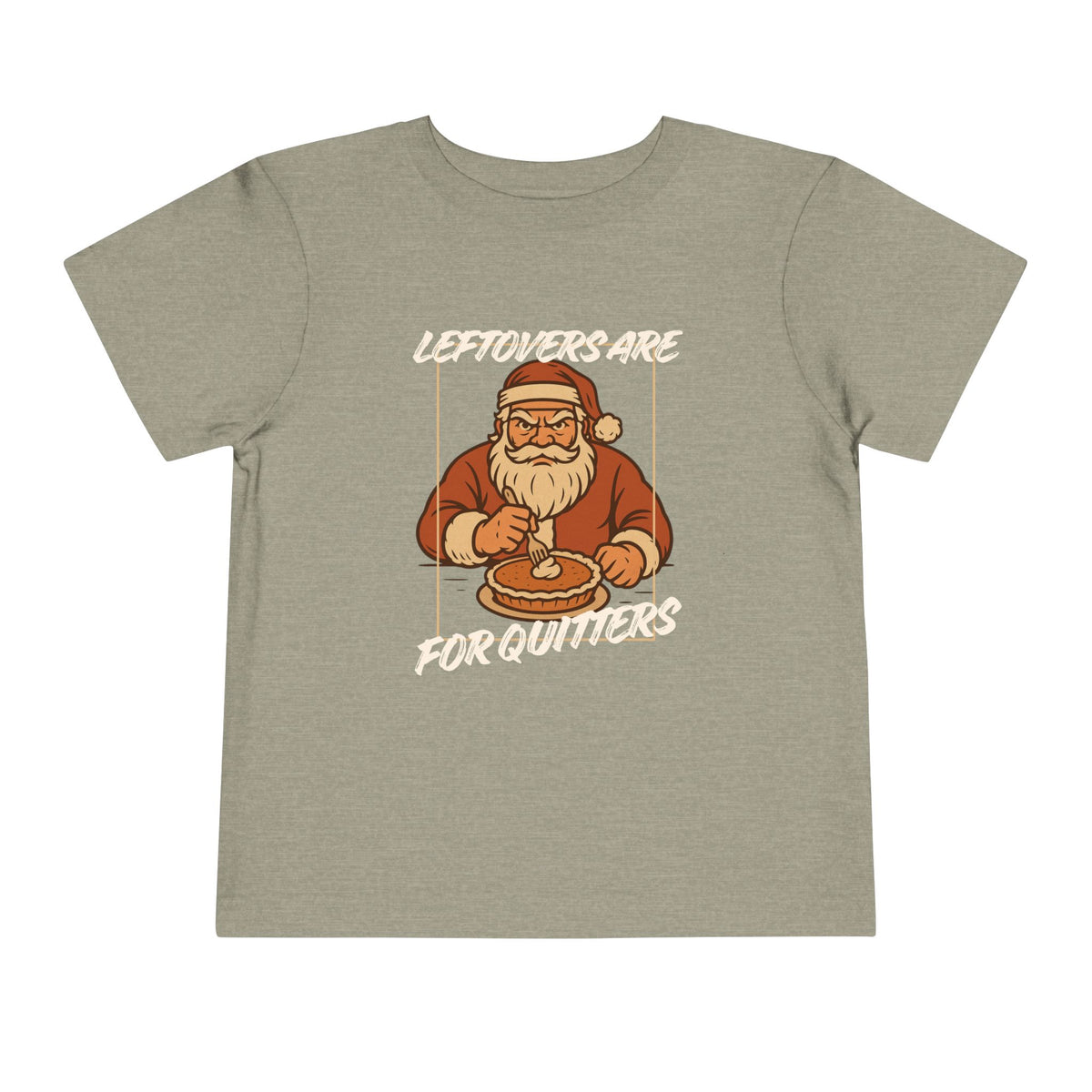 Toddler Leftovers Are For Quitters T Shirt – Holiday Fun product photo