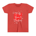 Youth Ohio, I'll Be Home For Christmas T Shirt by Holiday Fun, alternate product view 6
