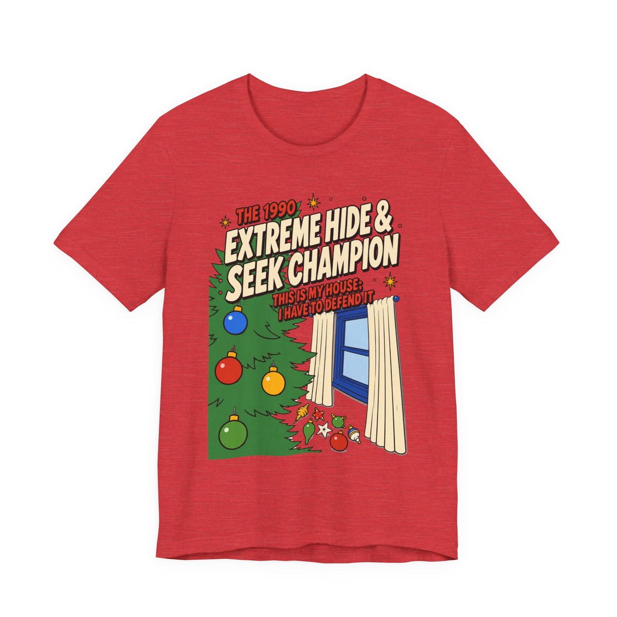 Home Alone Hide & Seek Champion T Shirt, shirt color and fit view 13