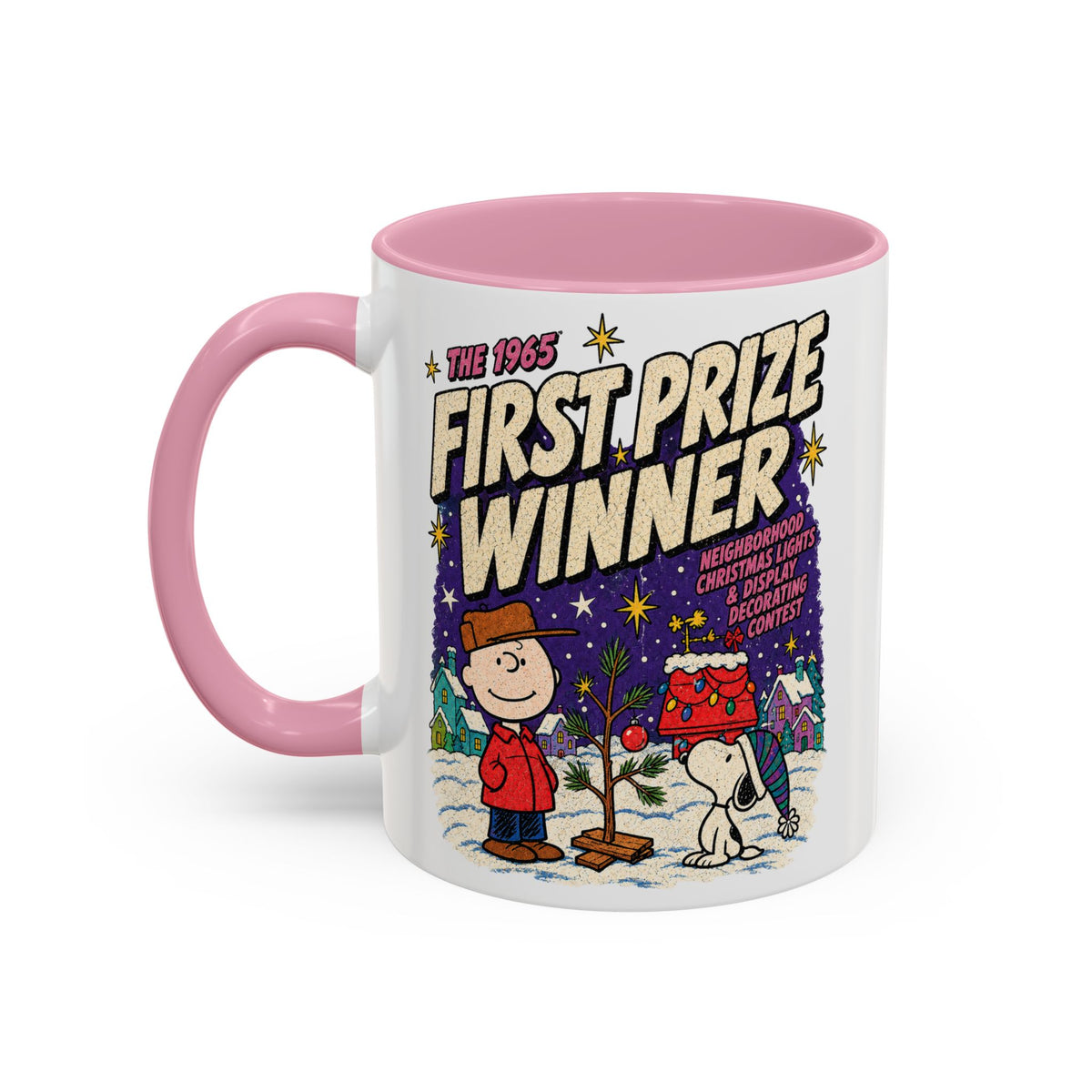 Charlie Brown Christmas Light Contest Winner Coffee Mug, color view 12