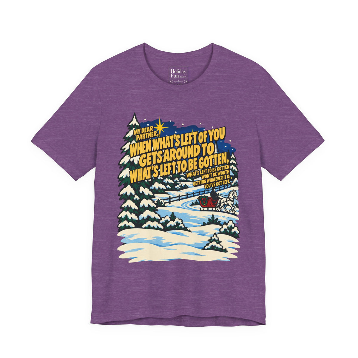 White Christmas Quote T-Shirt, apparel product mockup 10