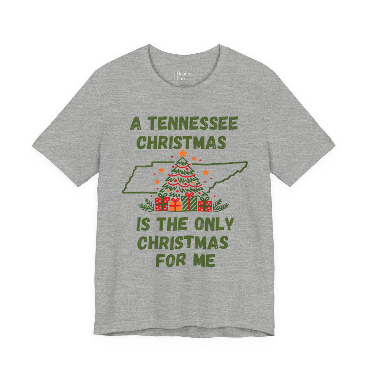 Tennessee Christmas T-Shirt – Holiday Fun product photo