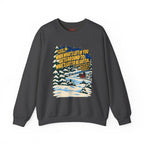 White Christmas Quote Crewneck Sweatshirt, apparel product mockup 3